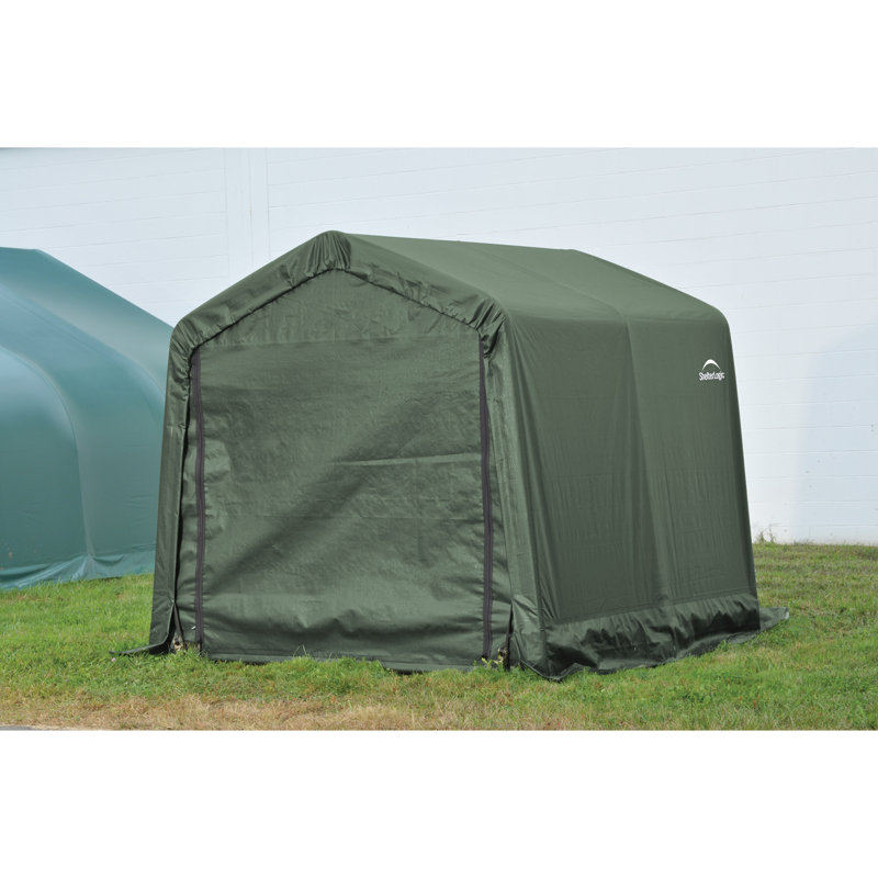 ShelterLogic 8 Ft. W x 8 Ft. D Plastic Storage Shed | Wayfair